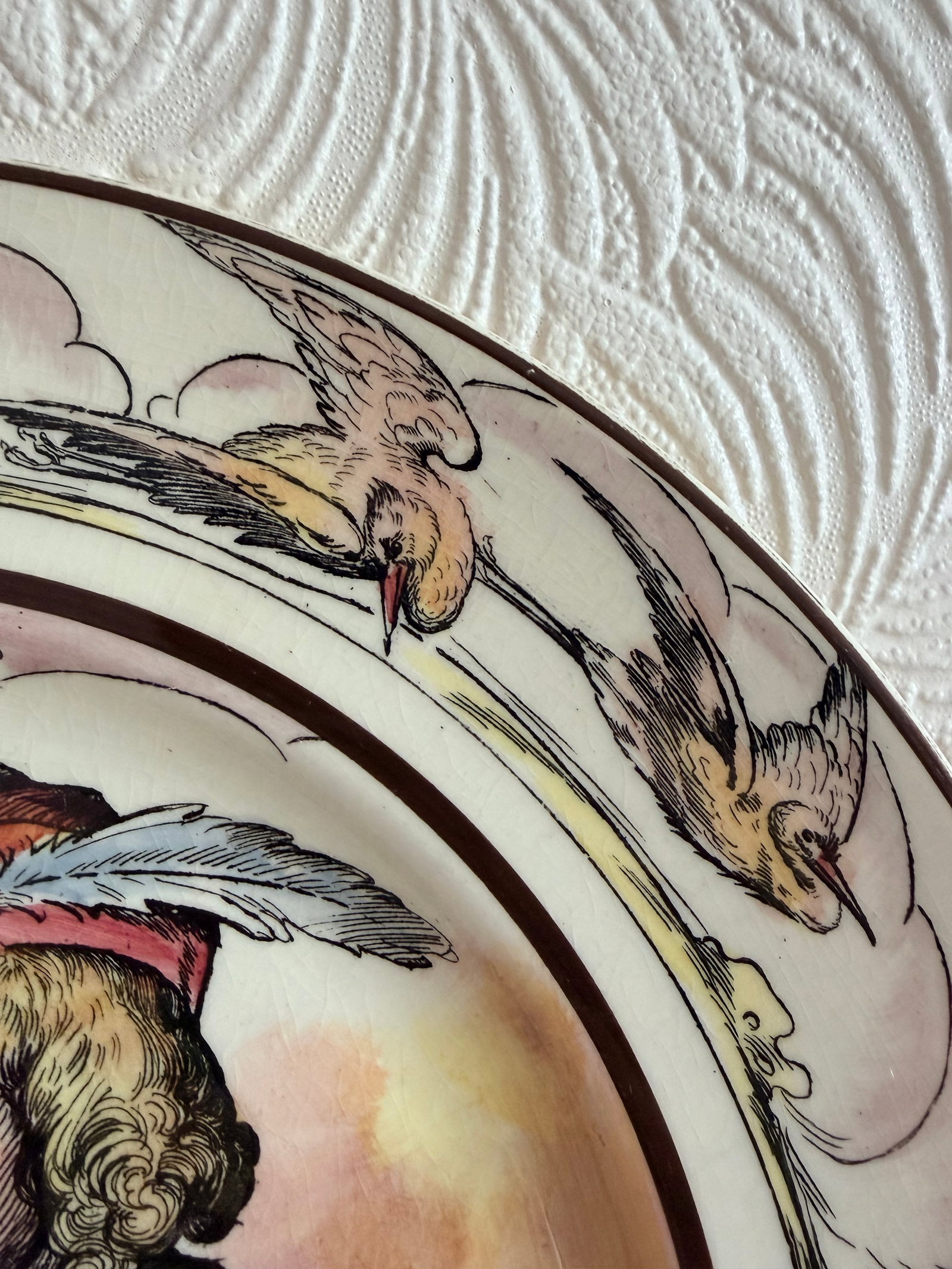 Royal Doulton "The Falconer" Seriesware Plate, Pattern D6279, England, Mid-20th Century - 10