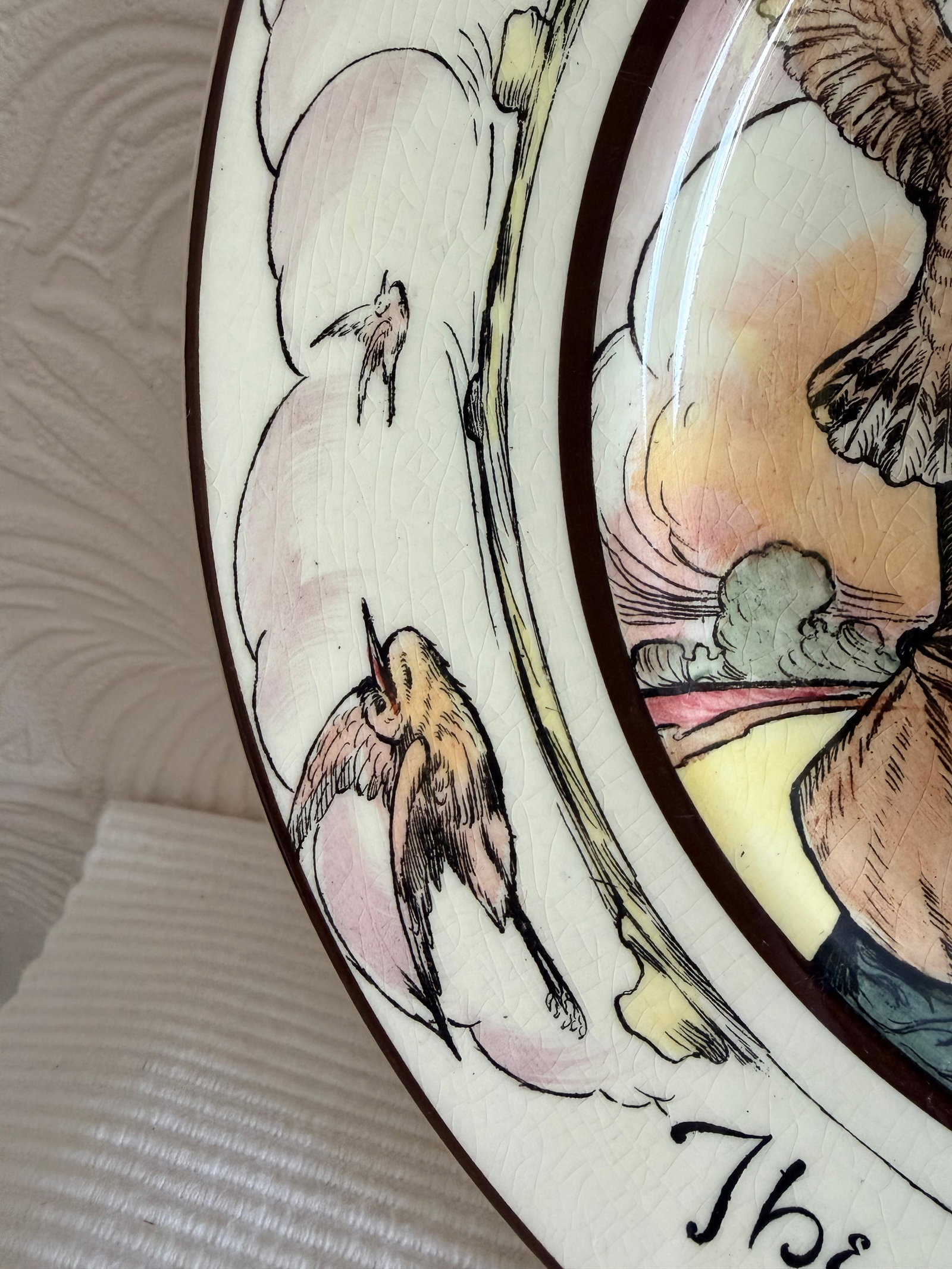 Royal Doulton "The Falconer" Seriesware Plate, Pattern D6279, England, Mid-20th Century - 11