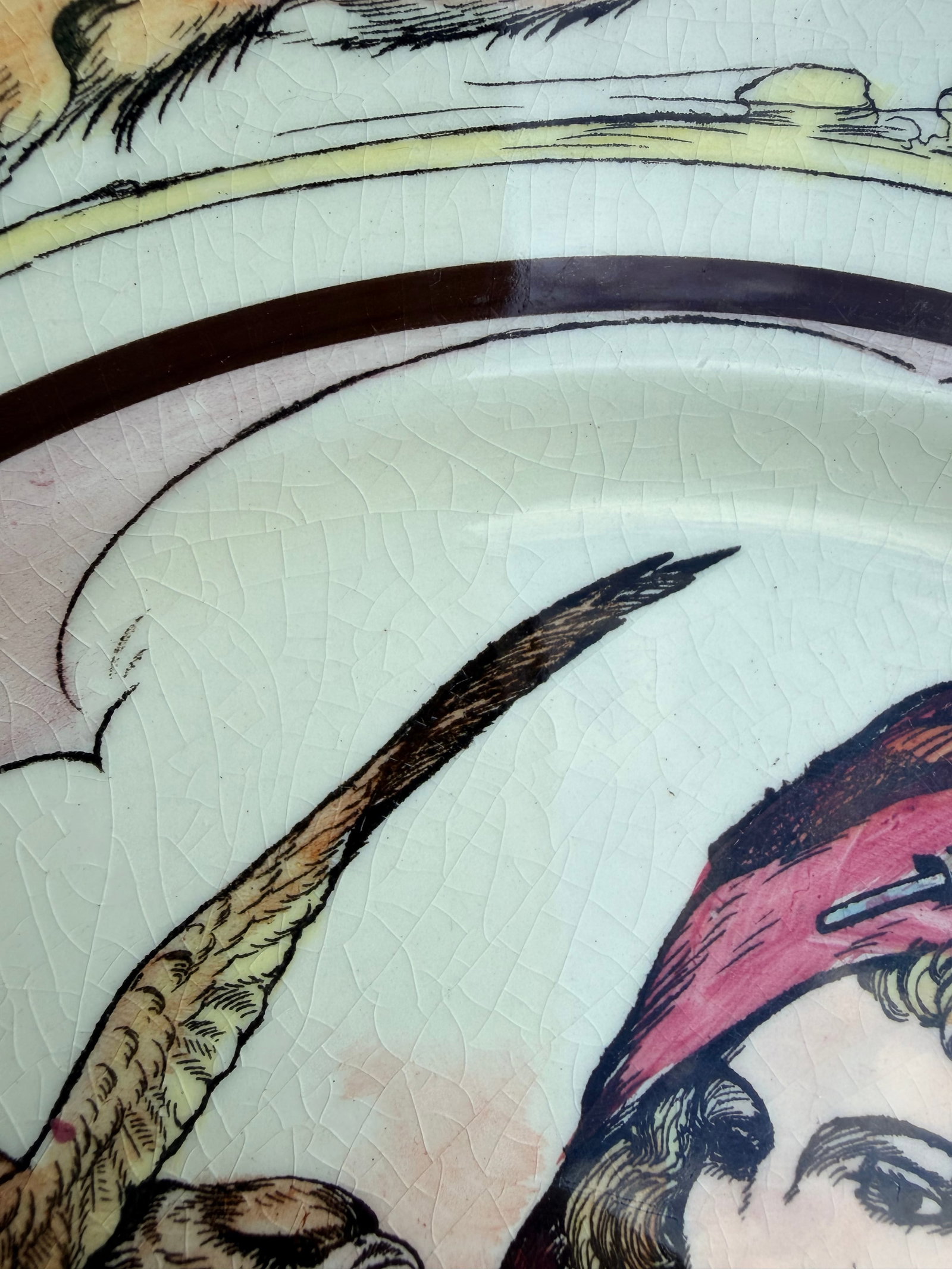 Royal Doulton "The Falconer" Seriesware Plate, Pattern D6279, England, Mid-20th Century - 13