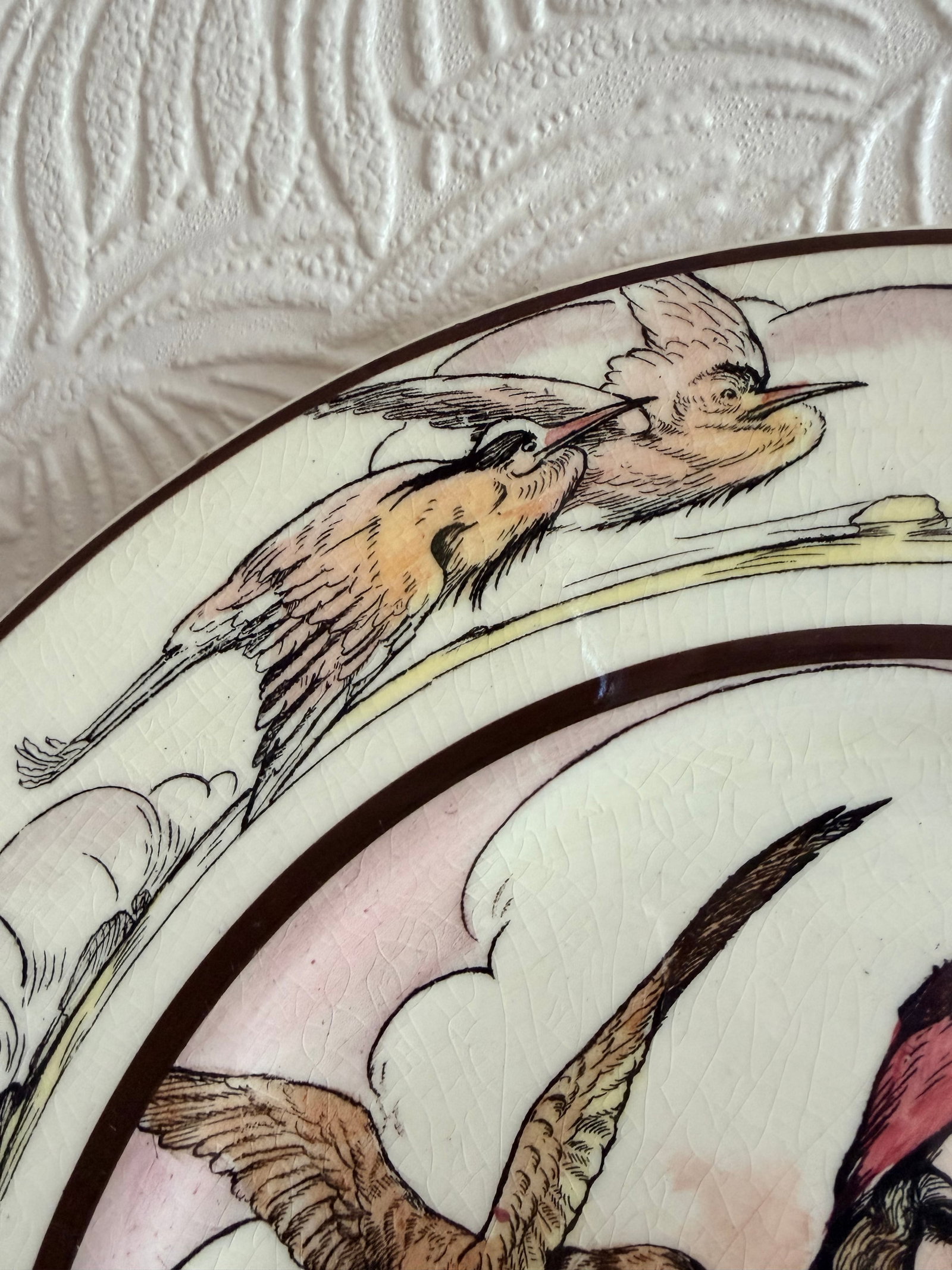 Royal Doulton "The Falconer" Seriesware Plate, Pattern D6279, England, Mid-20th Century - 9