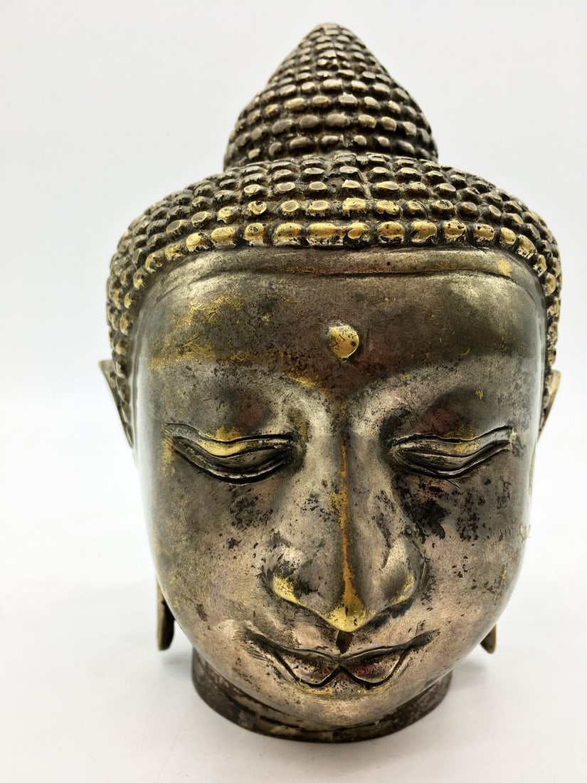 Bronze Buddha Head - 2