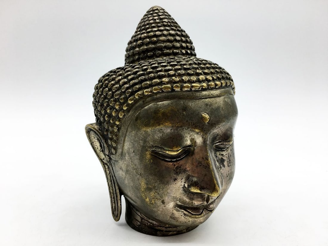 Bronze Buddha Head - 7