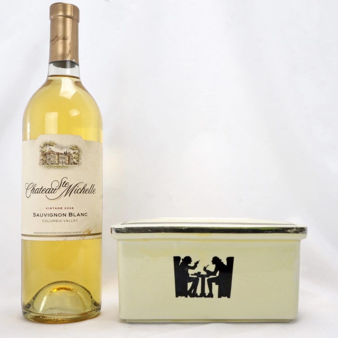 1940s Hall's Refrigerator Box Tavern Silhouette - 2