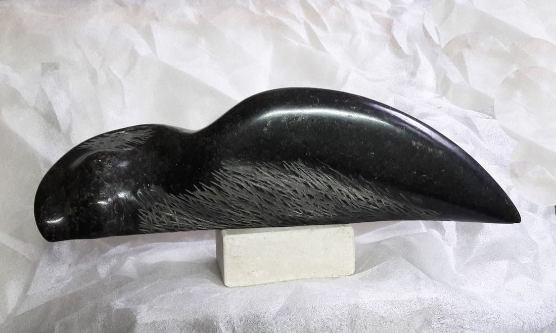 Stone Afro Workshop Otpax 2010 year: No.Otpax 7 ITEM DESCRIPTION : *Ttitle: Afro *Medium: Stone (granite, limestone) *The size: 55x25x20 cm/21.65x9.84x7.87 inches' *Workshop Otpax *Year: 2010 Biography: Participant of regional and nation
