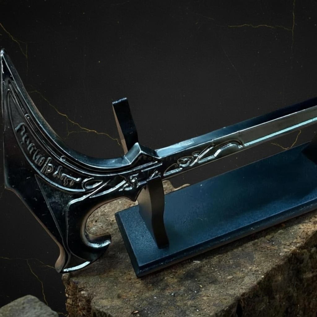 Shadow of Mordor Elven Hammer of Celebrimbor Replica Cosplay Prop with Display Stand - 3