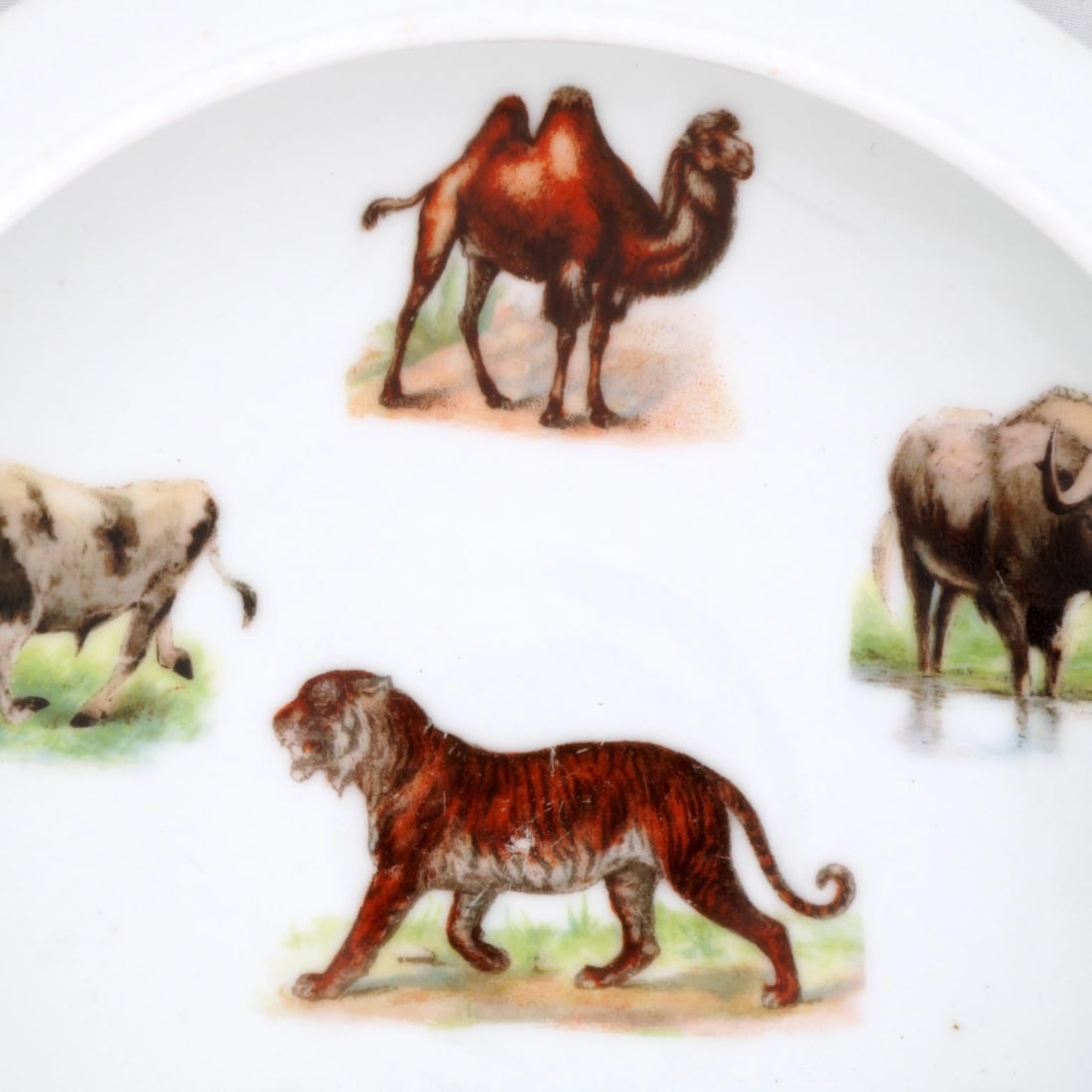Antique German Child's Dish Animals - 5