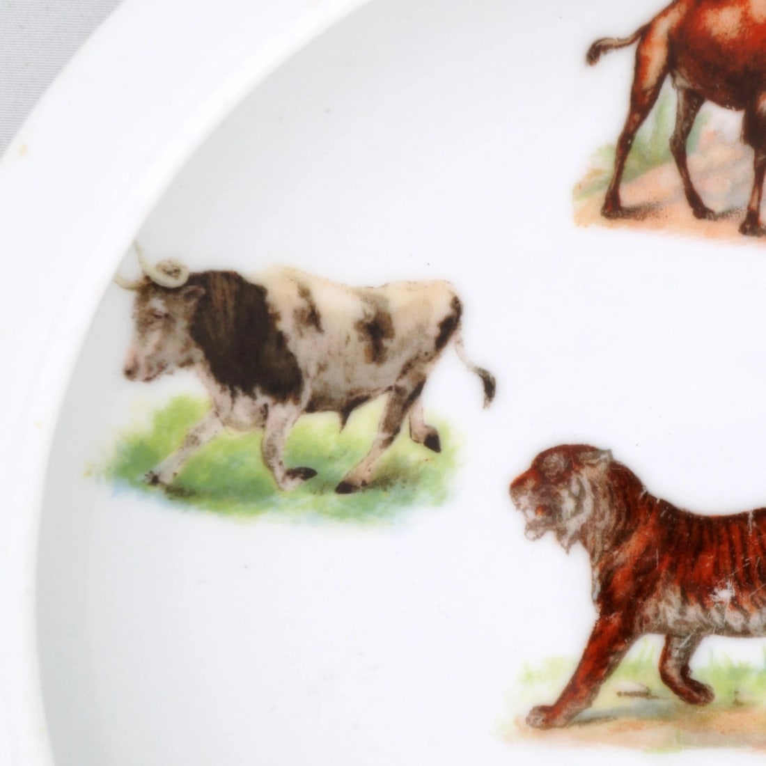 Antique German Child's Dish Animals - 6
