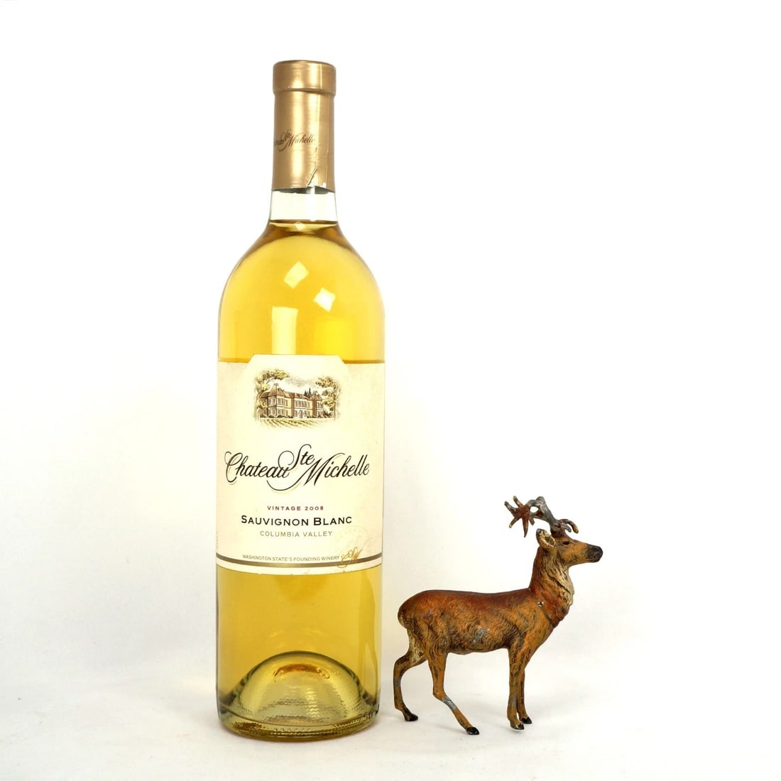 19th C German Cast Stag Deer Cold Painted - 2