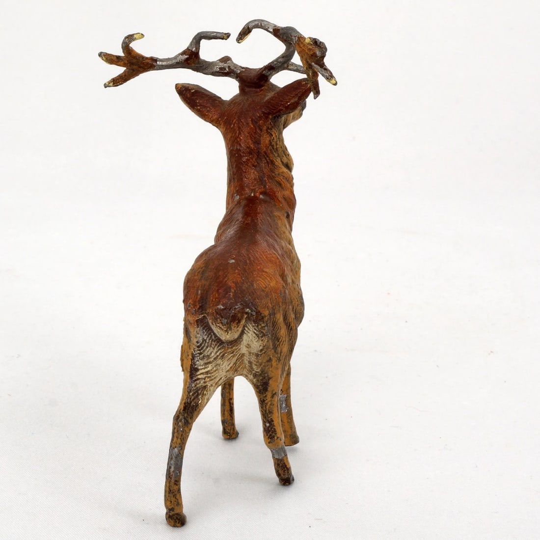 19th C German Cast Stag Deer Cold Painted - 7