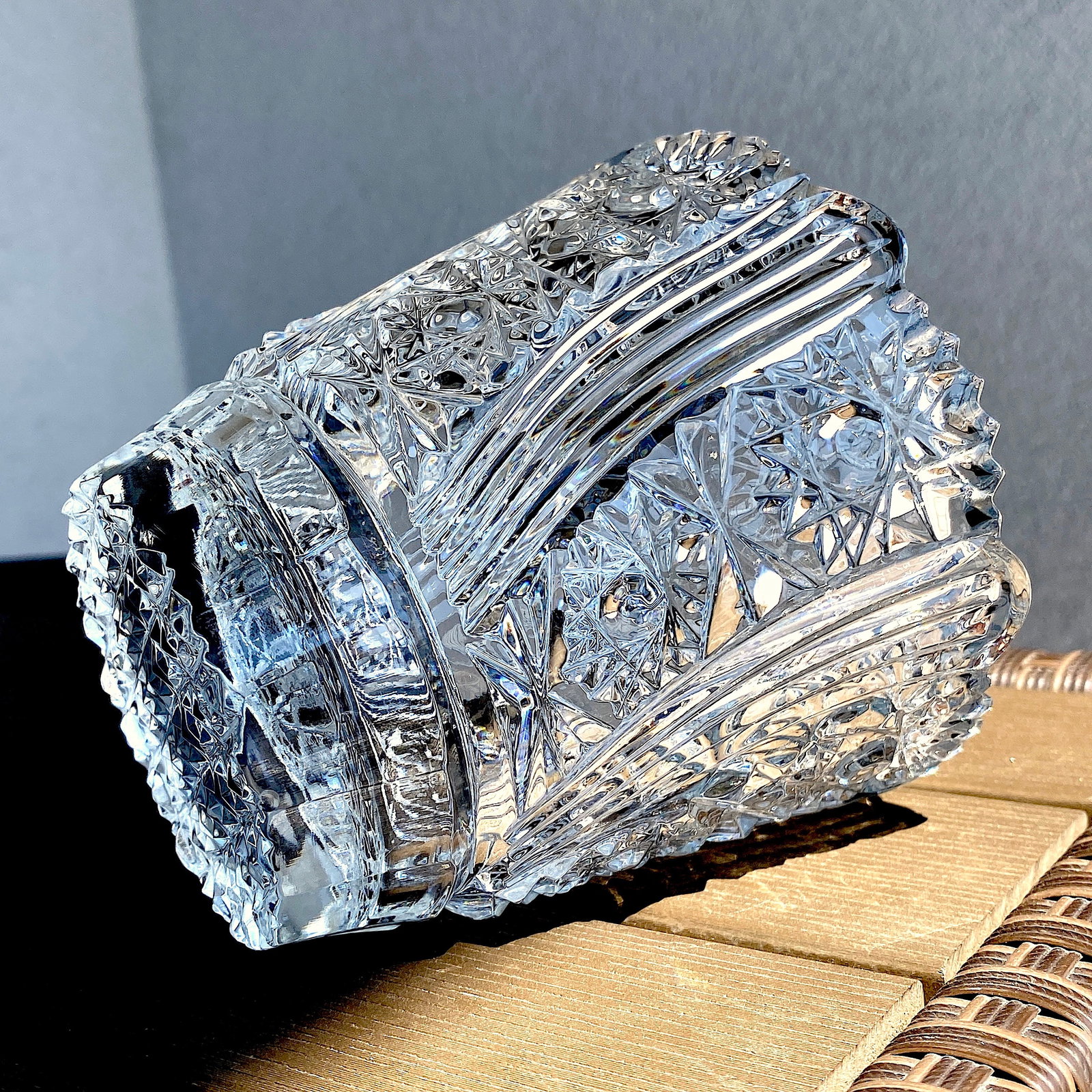 Vintage Bohemian crystal 24% PbO - 2