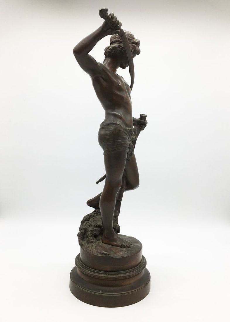 Bronze statue of Goliath David - 2