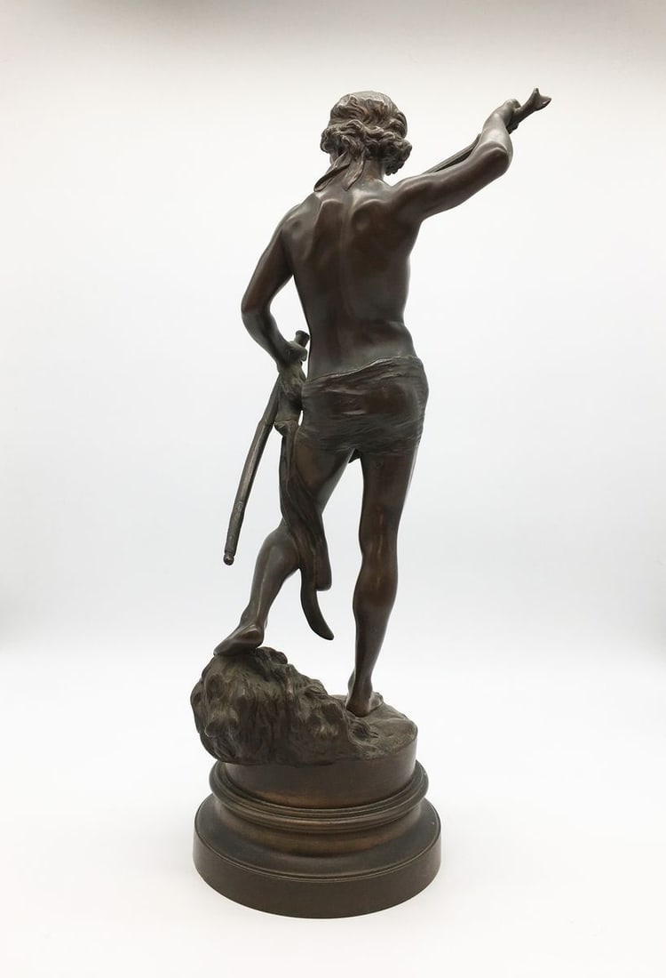 Bronze statue of Goliath David - 3