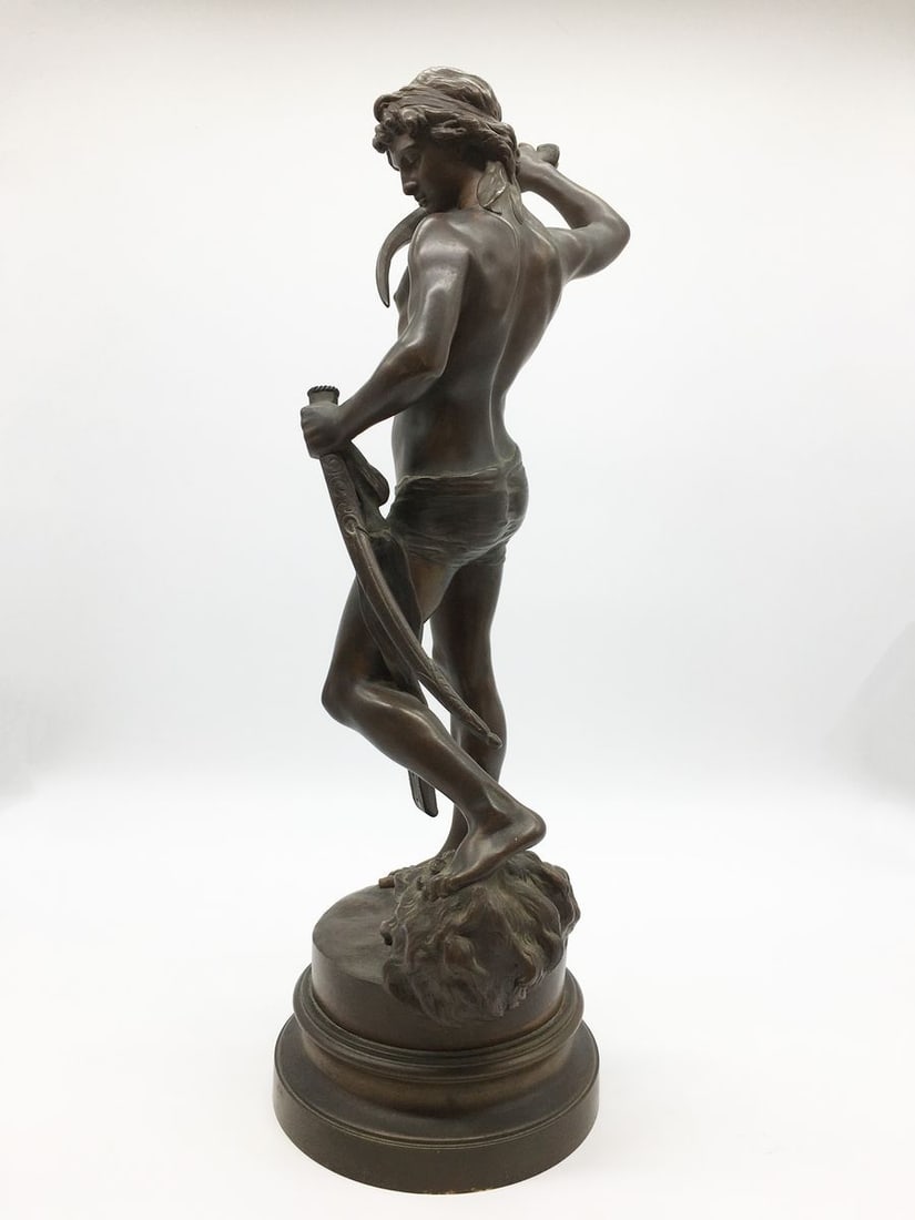 Bronze statue of Goliath David - 4