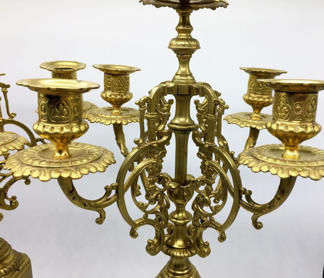 Bronze candle holders - 7