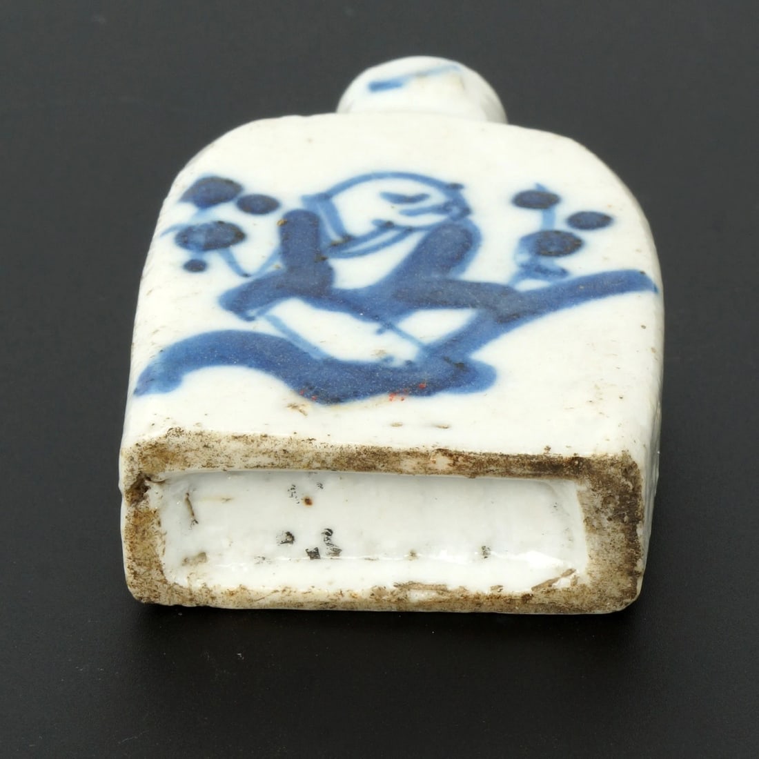 19th C Chinese Porcelain Snuff Bottle - 7