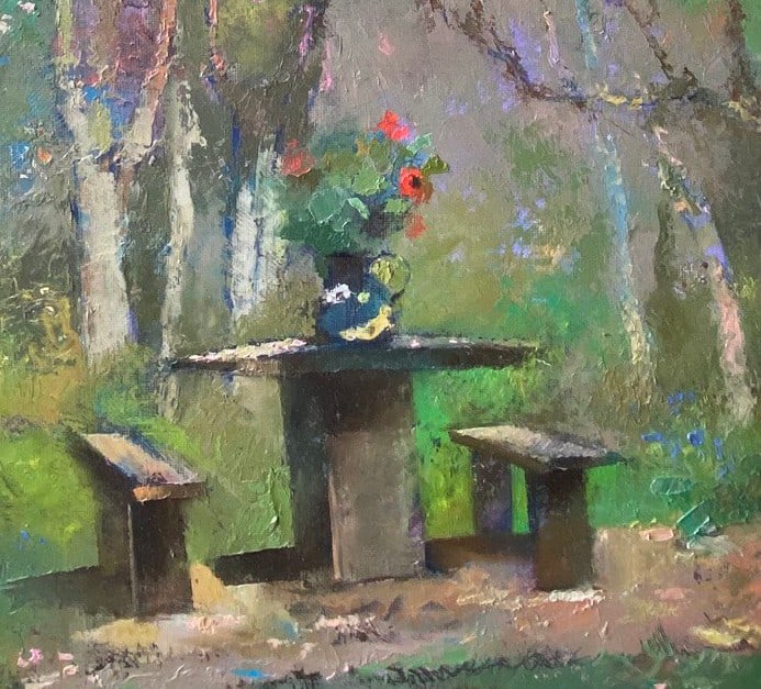 Abstract Oil painting Summer vacation Oksana Kyrylenko - 8