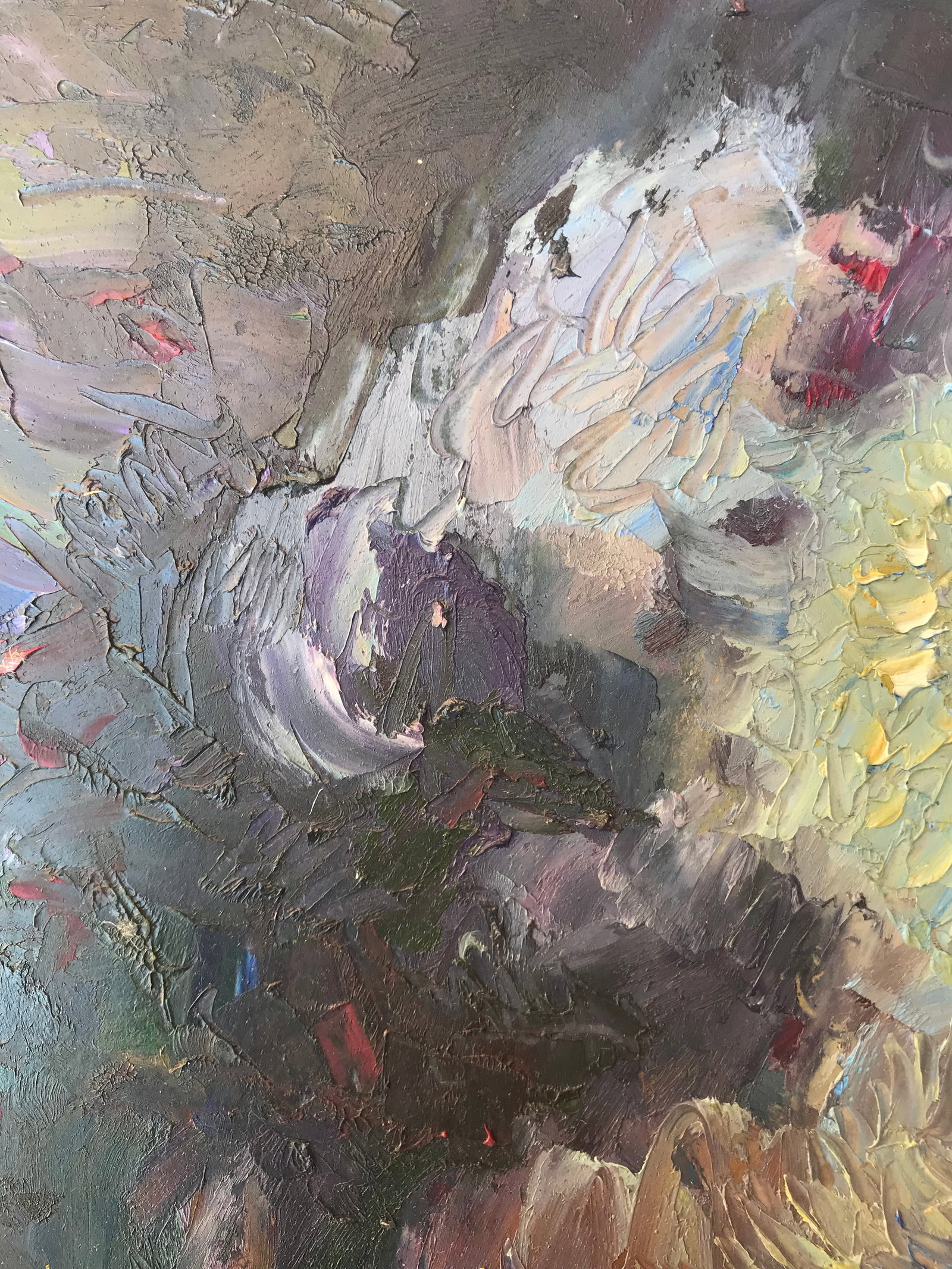 Abstract Oil painting Moonlight night.. Onyshchenko - 3