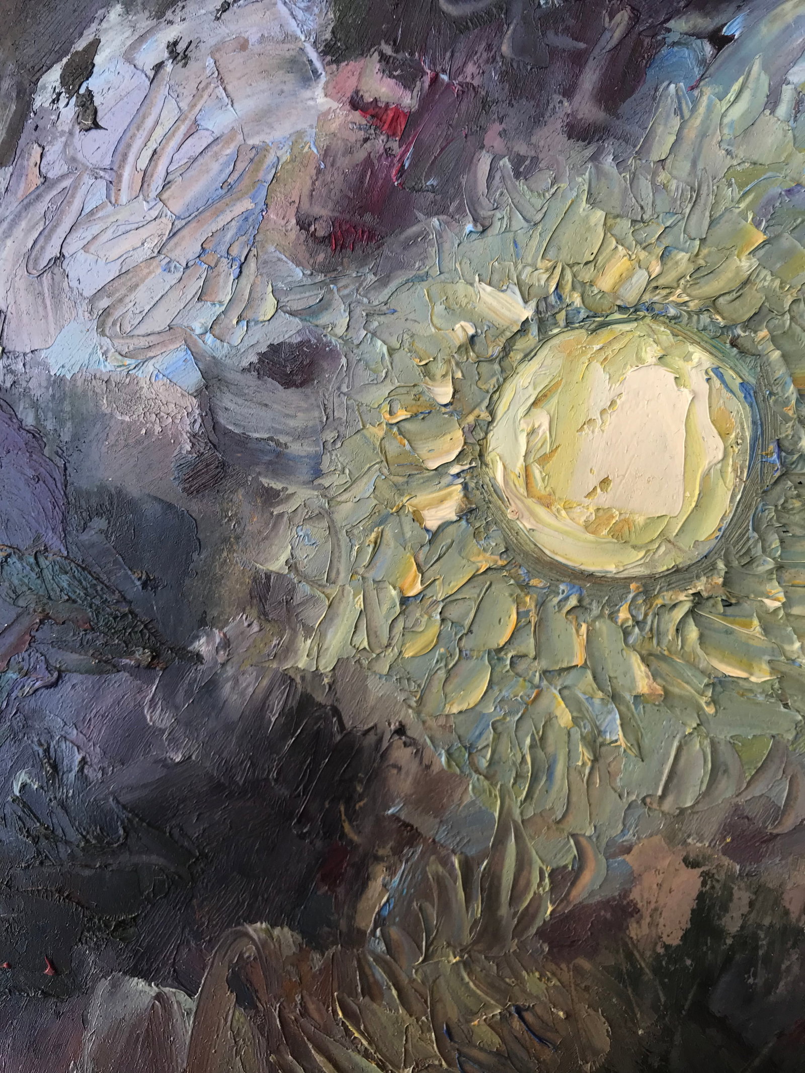 Abstract Oil painting Moonlight night.. Onyshchenko - 5