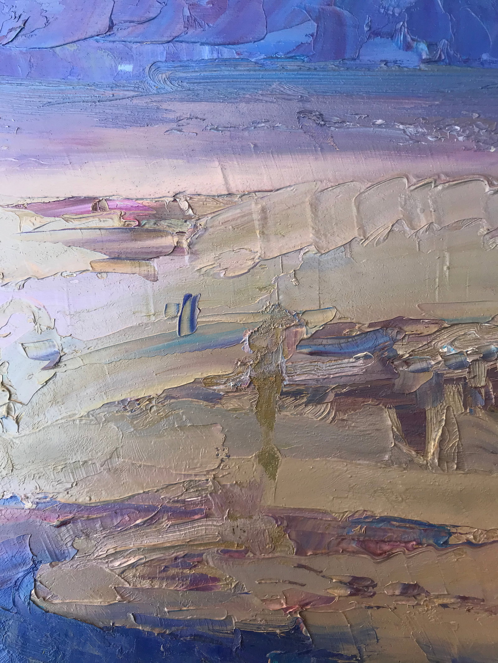 Abstract Oil painting big migration Onyshchenko - 5