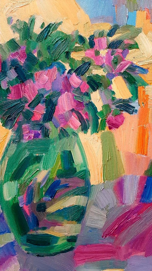 Abstract Oil painting Bouquet Tetyana Shulyak - 8