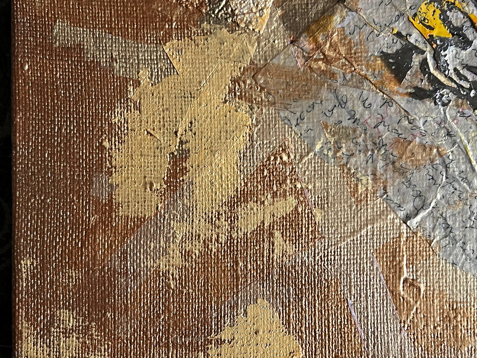Perception Oil painting with frame gold K. Leonid - 10