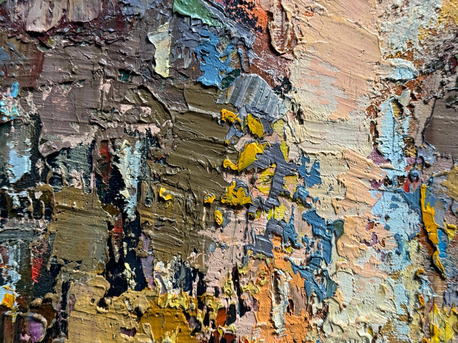 Oil painting with frame city K. Leonid - 3