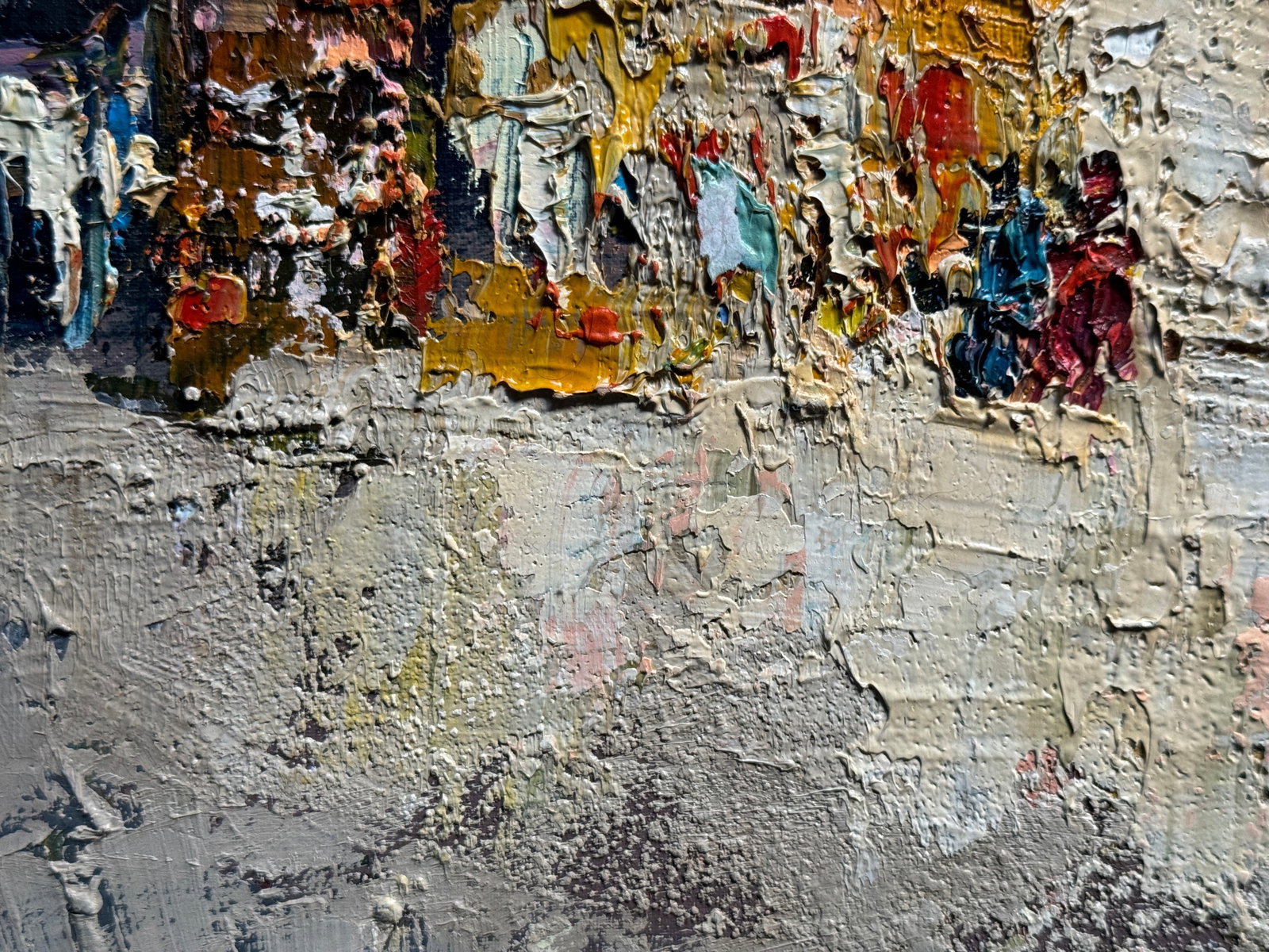 Oil painting with frame city K. Leonid - 5