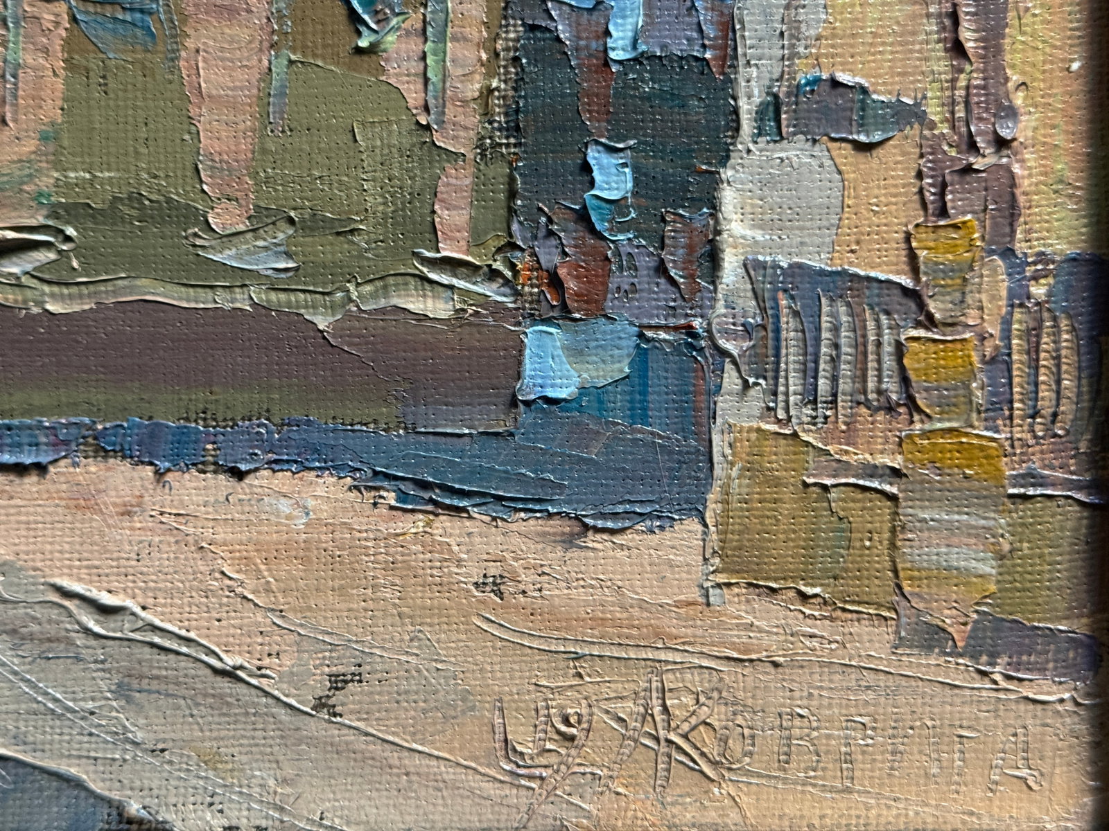 Oil painting with frame Boim chapel in Lviv K. Leonid - 10