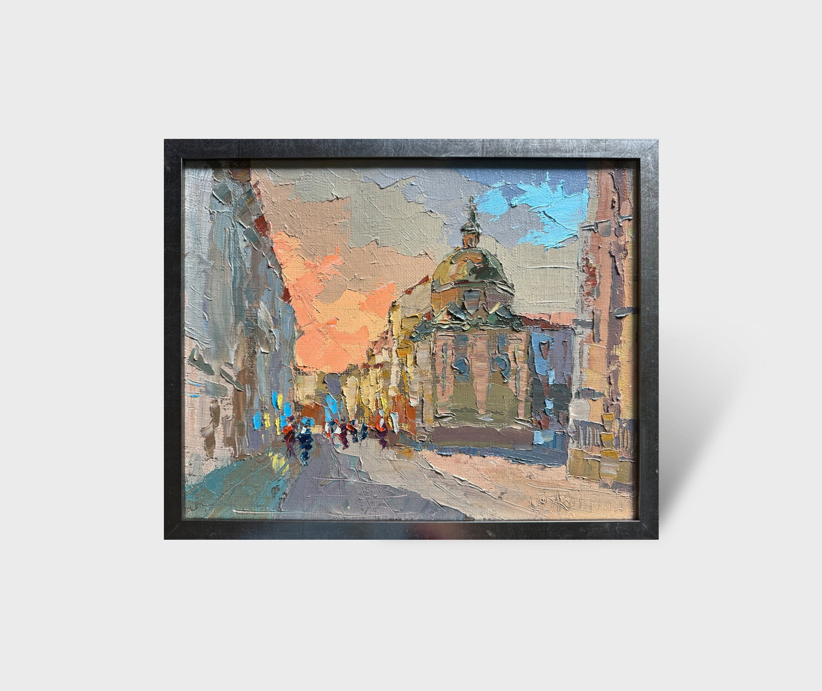 Oil painting with frame Boim chapel in Lviv K. Leonid - 12