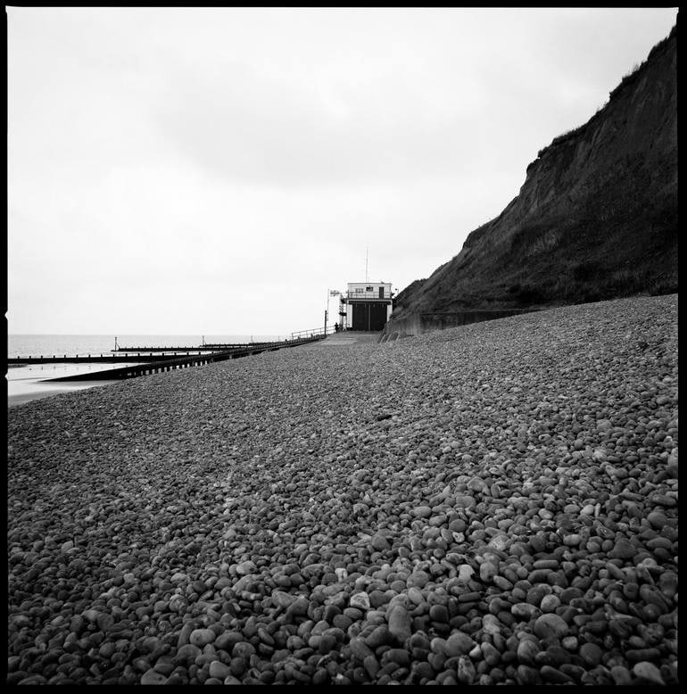 Sheringham Beach Iv, North Norfolk - Silver Gelatin Photograph: Title: Sheringham Beach Iv, North Norfolk - Silver Gelatin Photograph Description: 16 x 20 in Medium: Sheringham Beach IV, North Norfolk - Silver Gelatin Photograph - Limited Edition of 10 Paul Cookli