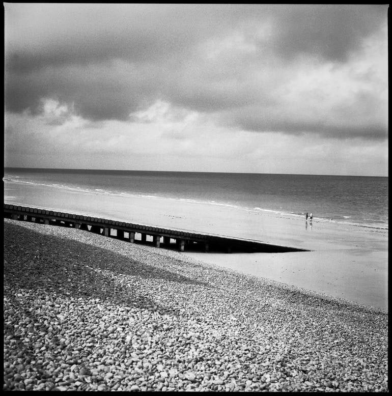 Sheringham Beach Ii, North Norfolk - Silver Gelatin Photograph: Title: Sheringham Beach Ii, North Norfolk - Silver Gelatin Photograph Description: 16 x 20 in Medium: Sheringham Beach II, North Norfolk - Silver Gelatin Photograph - Limited Edition of 10 Paul Cookli