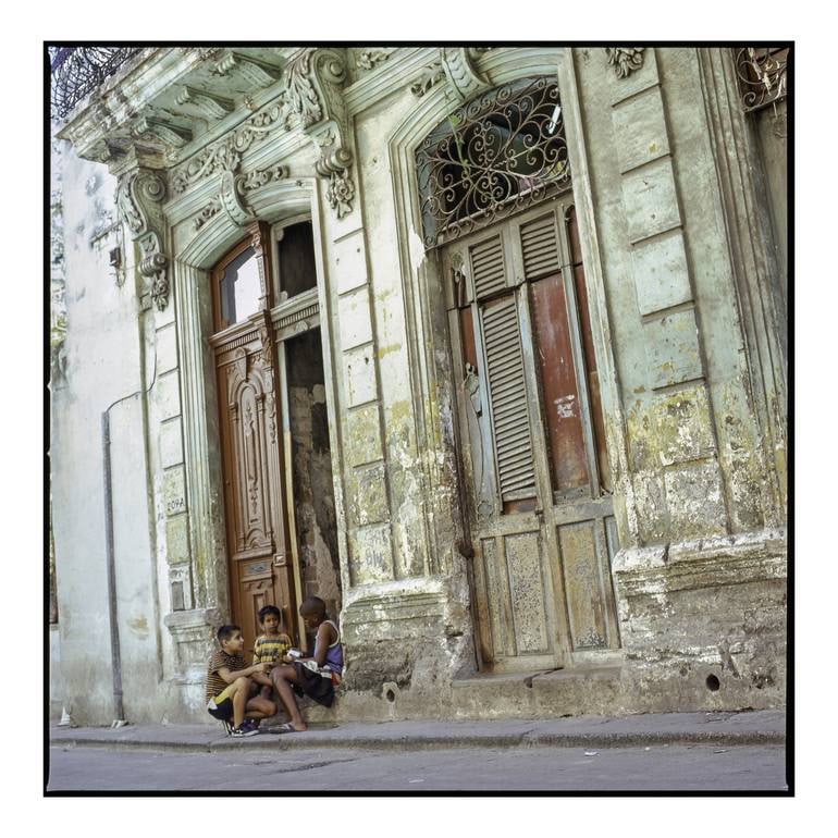 Edition 2/10 - Street Children, Old Havana, Cuba - Giclee Photograph (1 of 3)