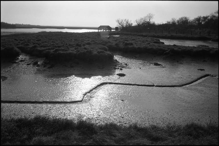 Mud Lines Ii, Alresford Creek -Silver Gelatin Photograph (1 of 3)