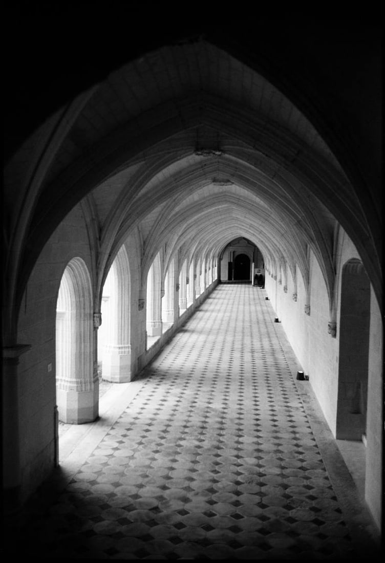 Edition 2/10- Fontevraud Abey, Chinon, France - Silver Gelatin Photograph: Title: Edition 2/10- Fontevraud Abey, Chinon, France - Silver Gelatin Photograph Description: 16 x 20 in Medium: Edition 2/10- Fontevraud Abey, Chinon, France - Silver Gelatin Photograph Paul Cooklin 