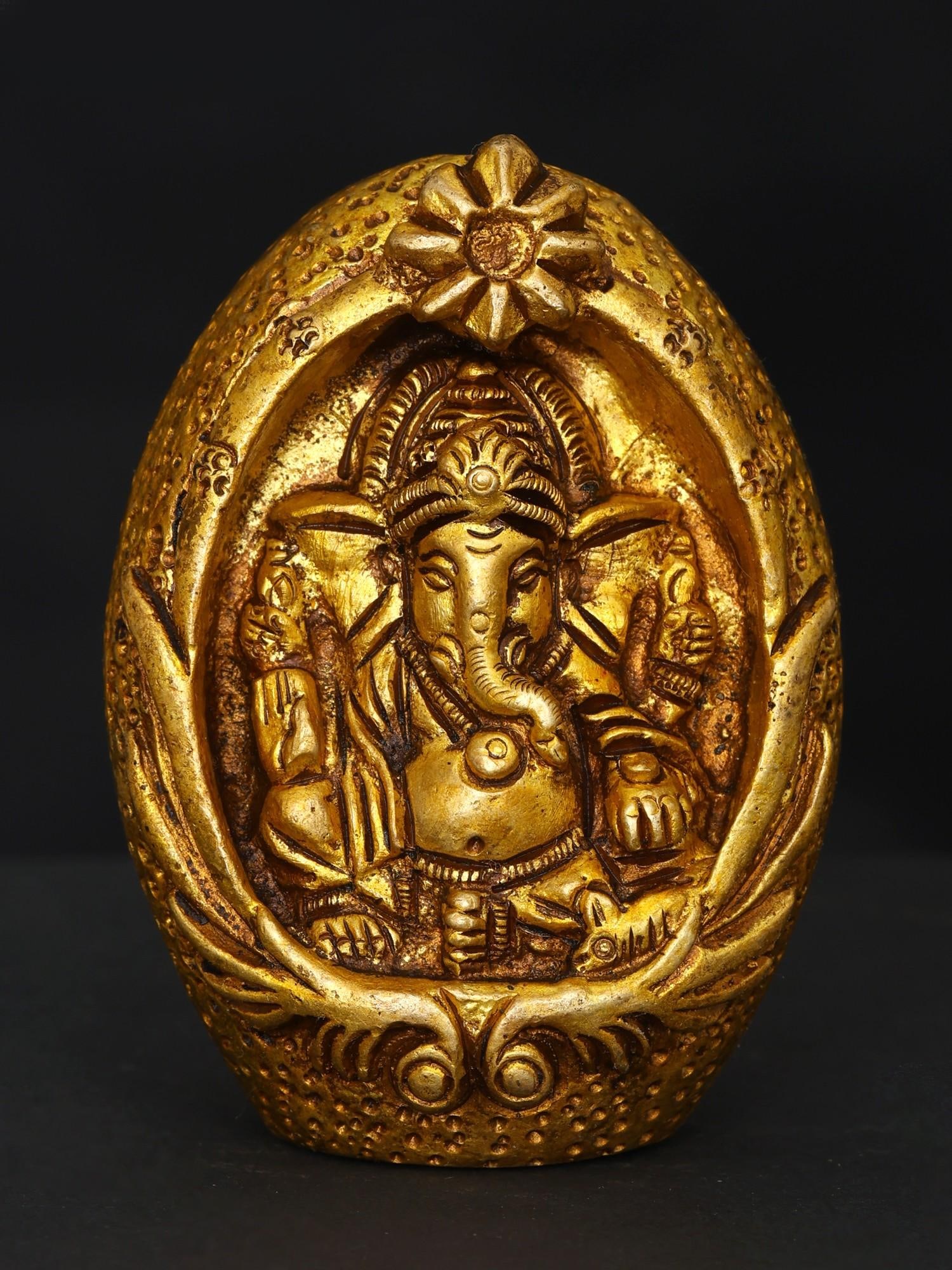 3" Small Chaturbhuja Lord Ganesha Statue in Brass: Title: 3" Small Chaturbhuja Lord Ganesha Statue in Brass Description: Additional Information: itemcode: DDO924 Reserve: $57.00 Shipping: Domestic: Shipping rates are determined by destination Internat
