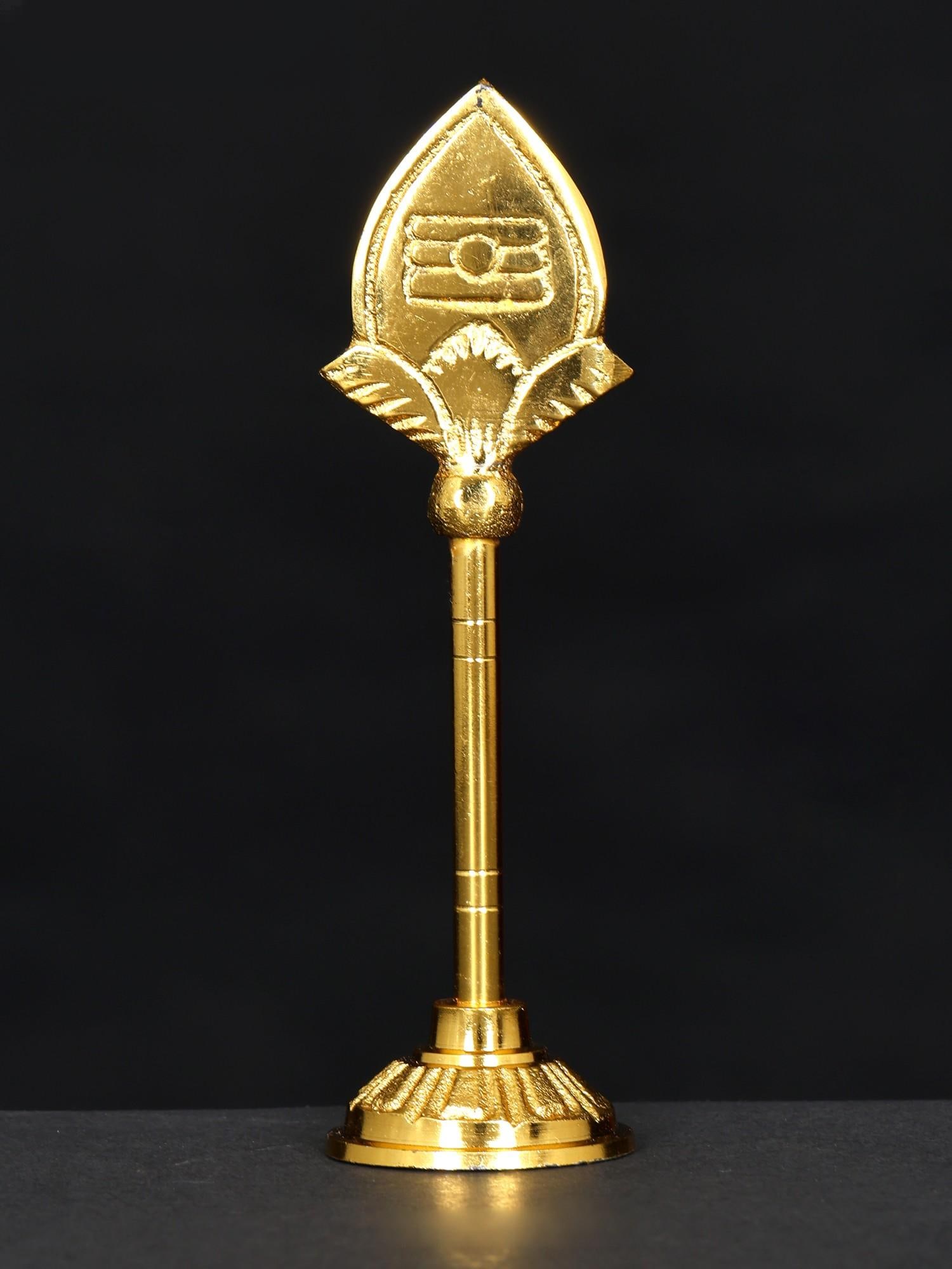 4" Small Brass Karttikeya (Murugan) Vel (1 of 2)