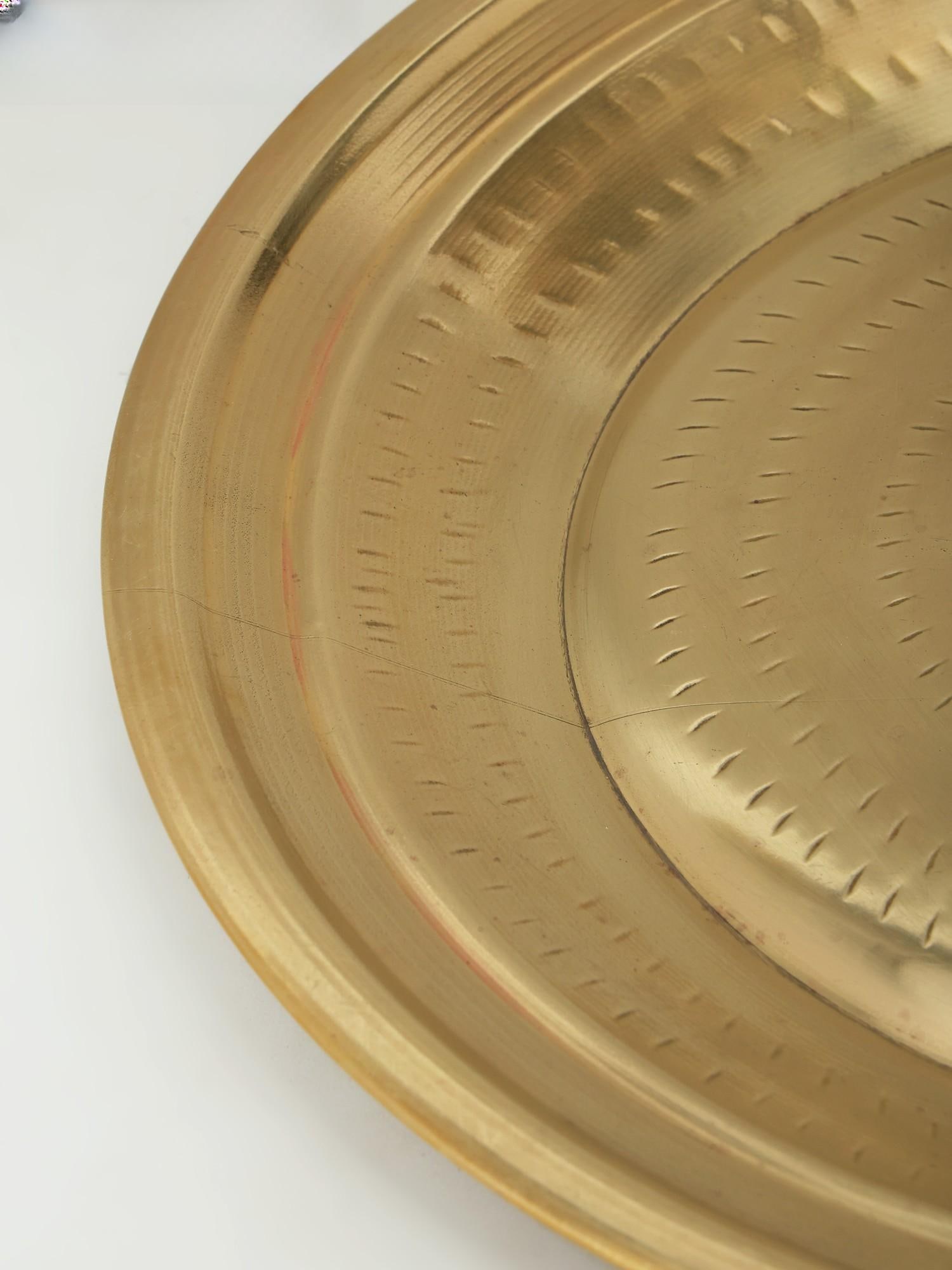 14" Brass Ritual Thali - 2