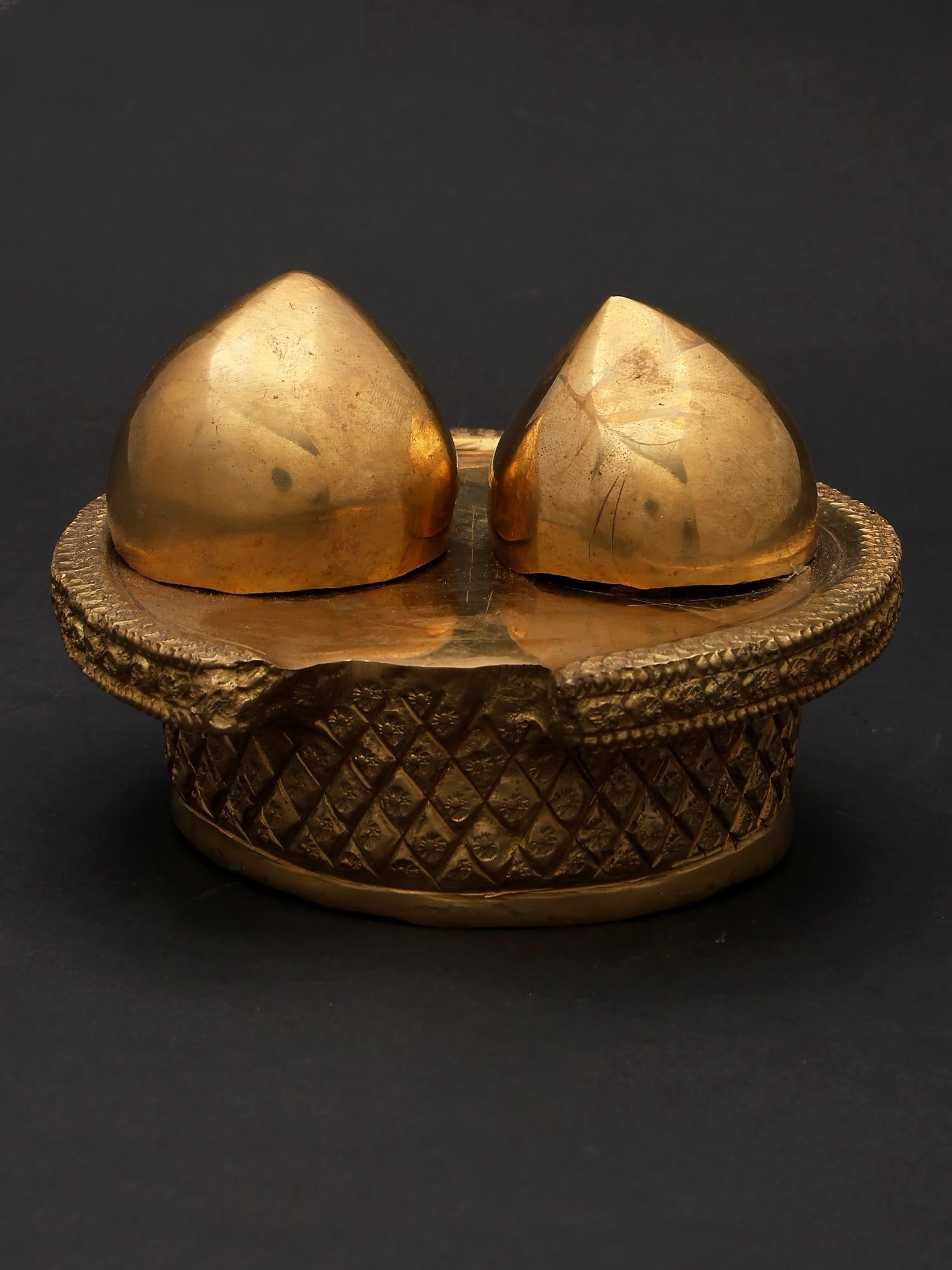 4" Small Brass Ritual Item (1 of 2)