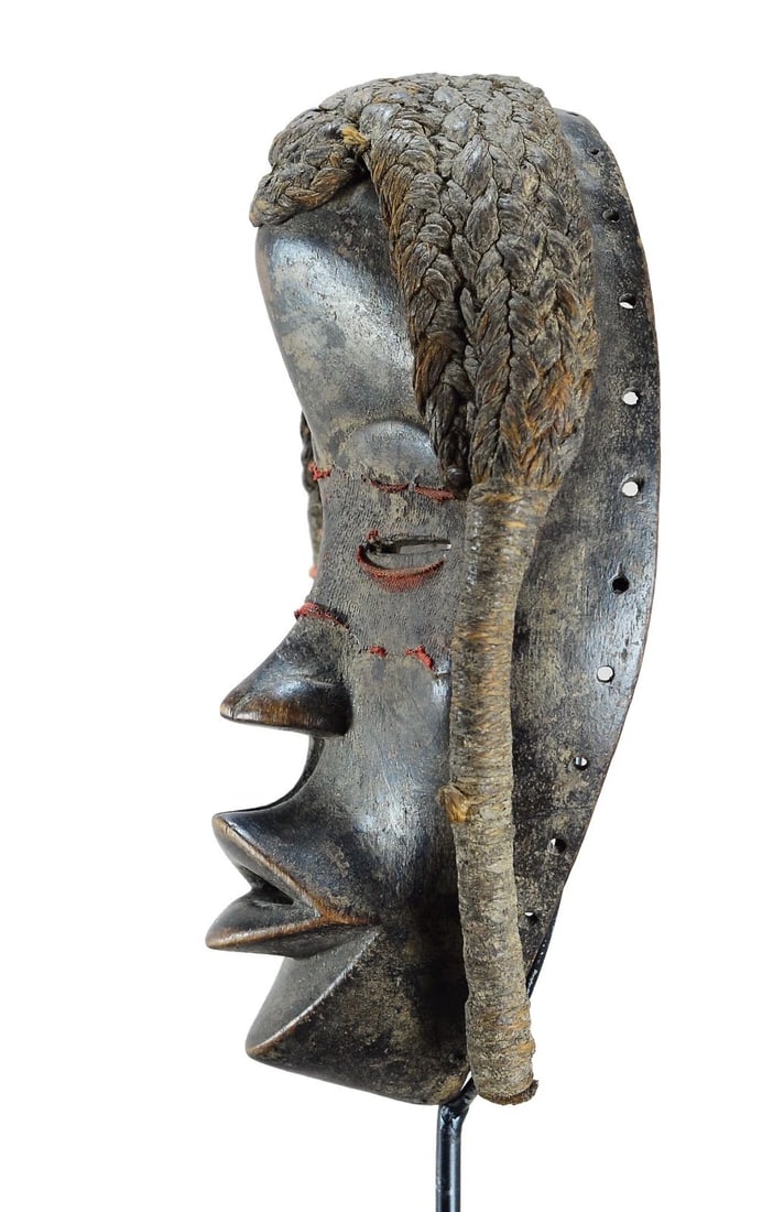 Stunning Dan Mask West Africa Mask African Tribal Art African 2236 - 6