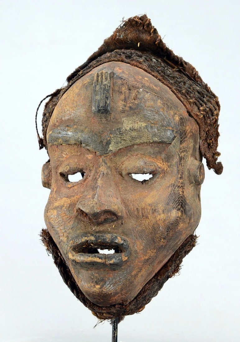 Powerful & Rare old Pende Mbuya Mask DR Congo – African Tribal Art 2191 - 4
