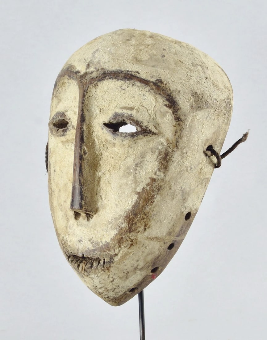 Powerful Lega idimu Wooden Mask Bwami Congo Drc Zaire African Tribal Art mc 1844 - 9