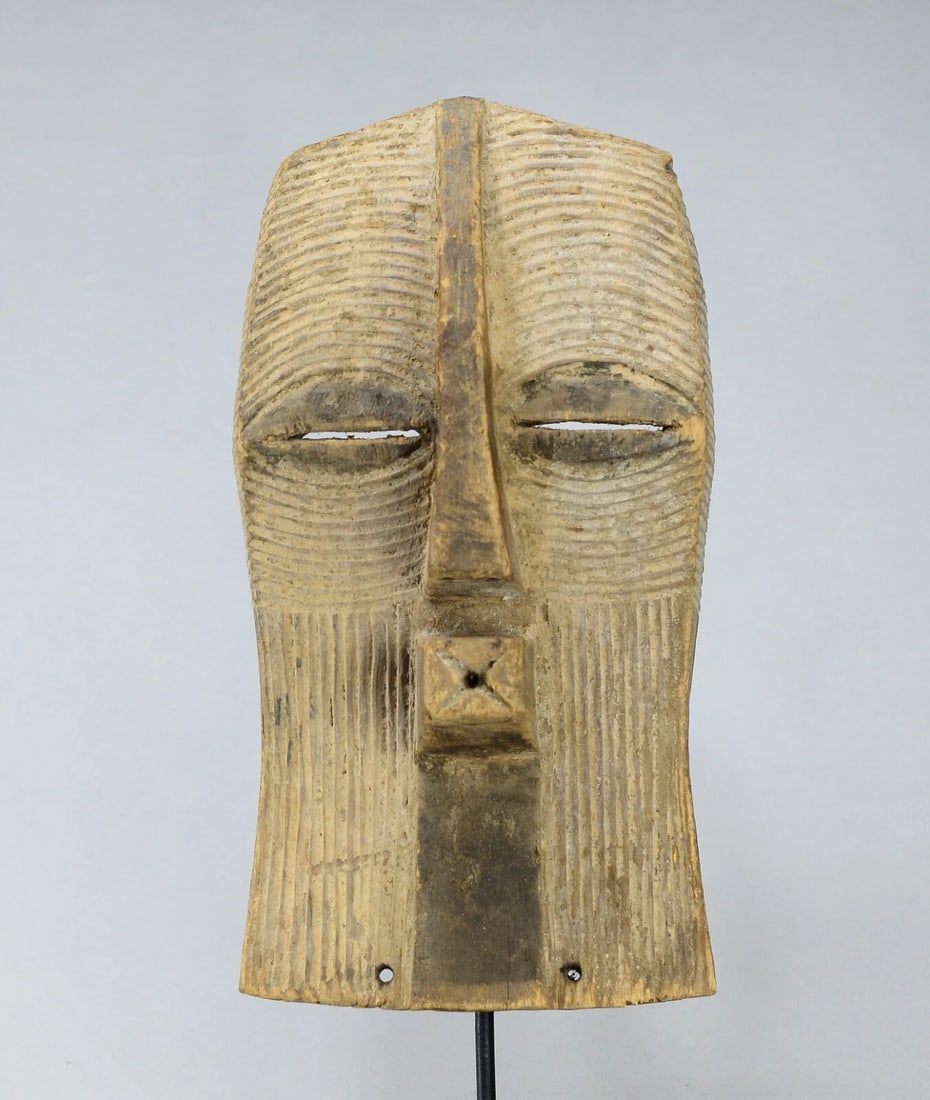 Large LUBA Kifwebe mask Congo Drc African Tribal Art Baluba MC 2131 - 3