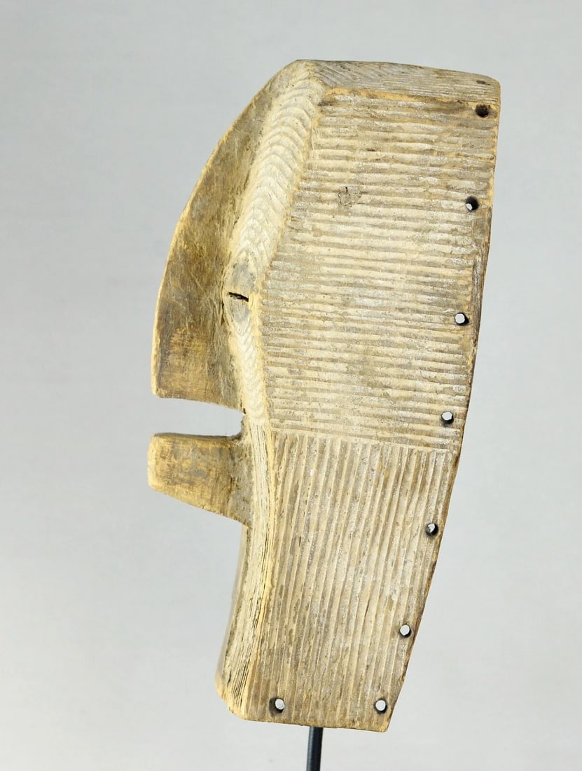Large LUBA Kifwebe mask Congo Drc African Tribal Art Baluba MC 2131 - 6