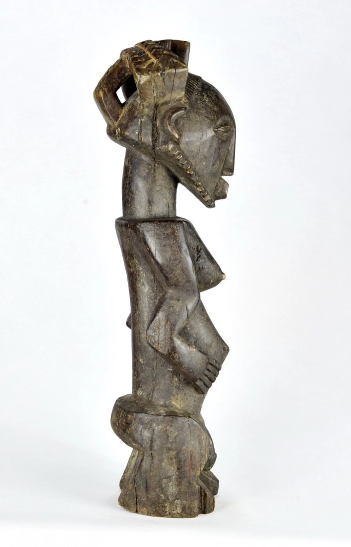 Large Singiti HEMBA Ancestor Figure Statue Congo DRC African Tribal Art 1724 - 8