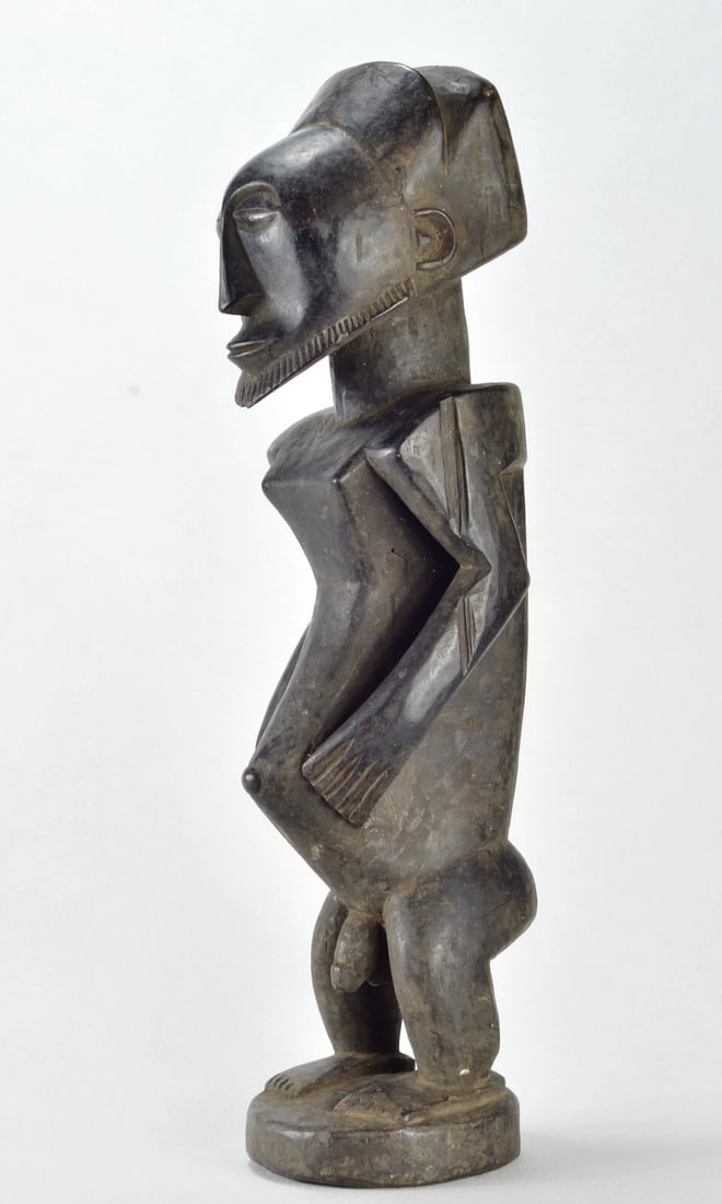 Beautiful KUSU ancestor figure Statue Congo DRC Hemba African Tribal Art MC 1704 - 5