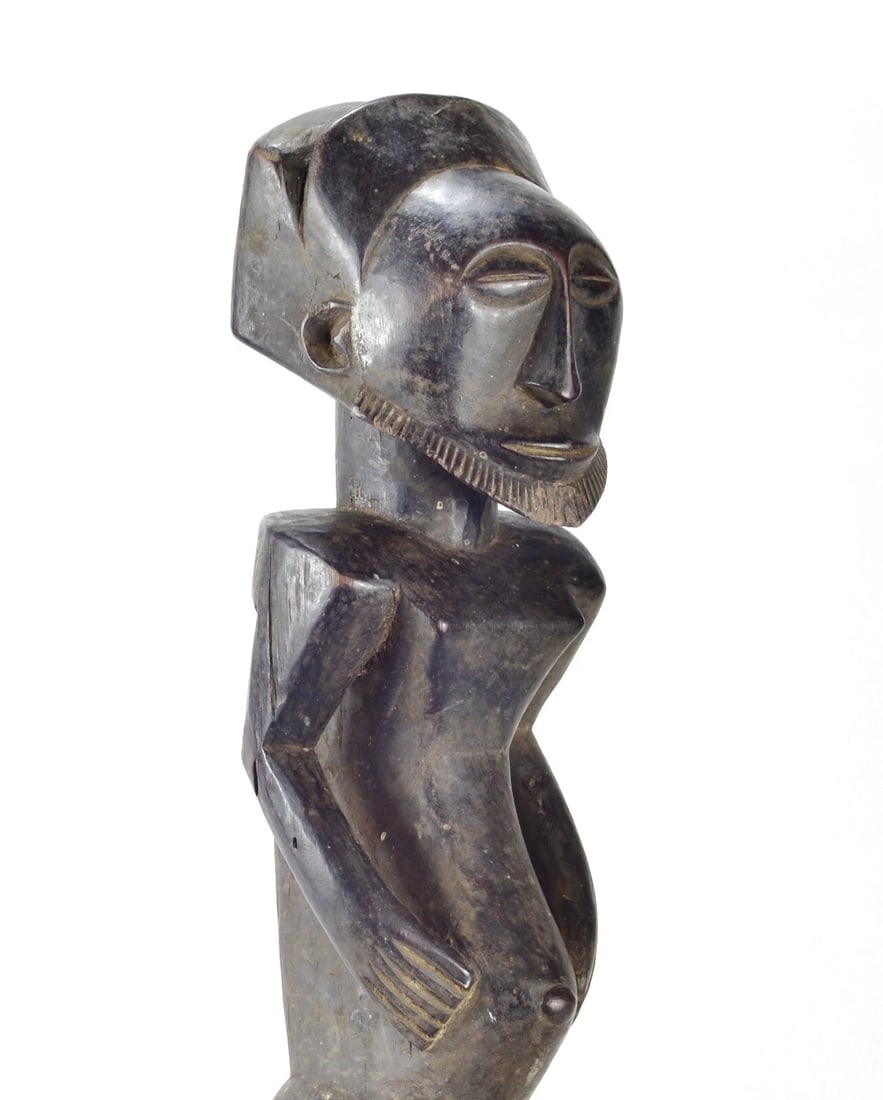 Beautiful KUSU ancestor figure Statue Congo DRC Hemba African Tribal Art MC 1704 - 7