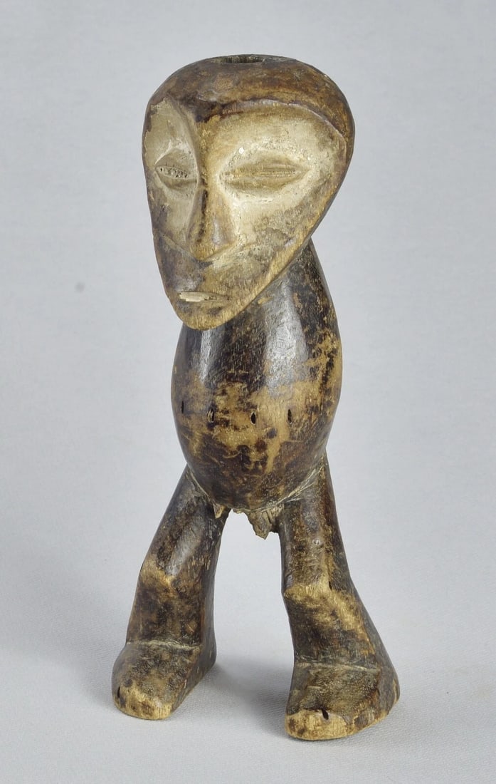 LEGA anthropomorphic figure Kakulu statue Bwami Congo African Tribal Art MC 1841 - 5