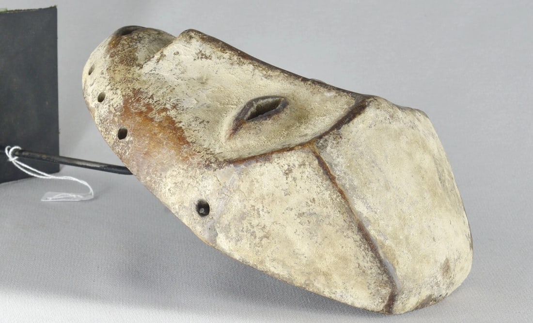 Elegant Lega idimu Wooden Mask Bwami Congo Drc Zaire African Tribal Art mc 1890 - 3