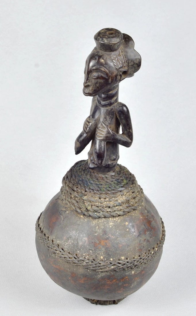 LUBA Rare Calabash KABWELULU Figure Statue Sculpture African Tribal Art MC 1899 - 7