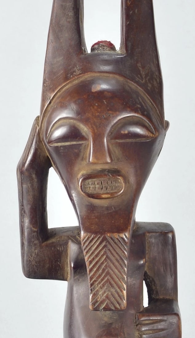 Nice SONGYE Power Figure Fetish Congo Drc African Tribal Art 1708 - 3